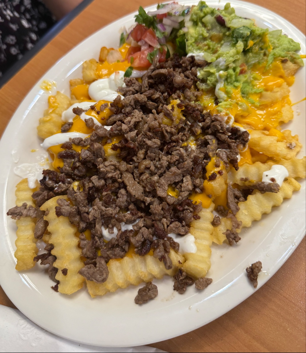 Taco plate at La Unica Birotes